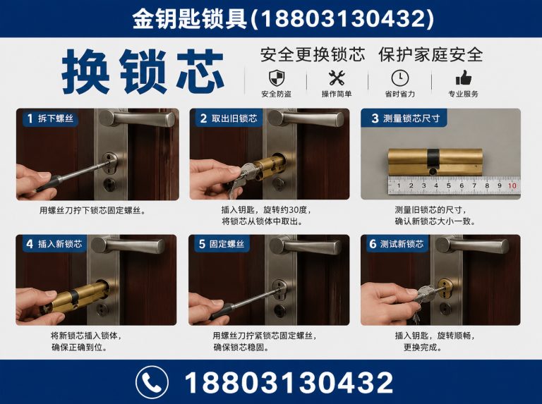 张家口智能锁安装展示图